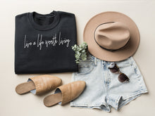 Load image into Gallery viewer, LIVE A LIFE Unisex Non Hoodie Sweatshirt