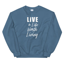Load image into Gallery viewer, LIVE A LIFE Unisex Non Hoodie Sweatshirt