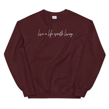Load image into Gallery viewer, LIVE A LIFE Unisex Non Hoodie Sweatshirt