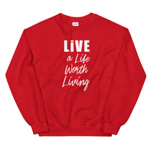 Load image into Gallery viewer, LIVE A LIFE Unisex Non Hoodie Sweatshirt