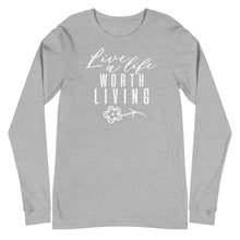 Load image into Gallery viewer, Live A Life - flower - Long Sleeve