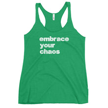 Load image into Gallery viewer, EMBRACE YOUR CHAOS WOMEN'S RACERBACK TANK