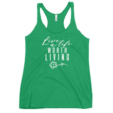 Load image into Gallery viewer, LIVE A LIFE WOMEN'S RACERBACK TANK