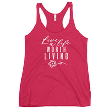 Load image into Gallery viewer, LIVE A LIFE WOMEN'S RACERBACK TANK