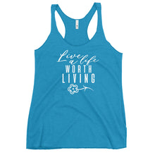 Load image into Gallery viewer, LIVE A LIFE WOMEN'S RACERBACK TANK