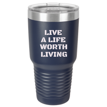 Load image into Gallery viewer, Live A LIfe - 30 oz Ringneck Tumbler
