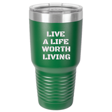 Load image into Gallery viewer, Live A LIfe - 30 oz Ringneck Tumbler
