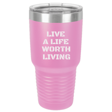 Load image into Gallery viewer, Live A LIfe - 30 oz Ringneck Tumbler
