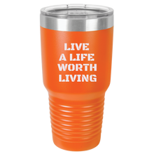 Load image into Gallery viewer, Live A LIfe - 30 oz Ringneck Tumbler
