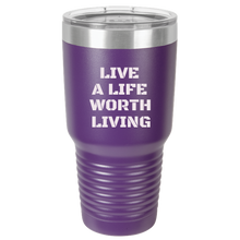 Load image into Gallery viewer, Live A LIfe - 30 oz Ringneck Tumbler
