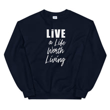 Load image into Gallery viewer, LIVE A LIFE Unisex Non Hoodie Sweatshirt
