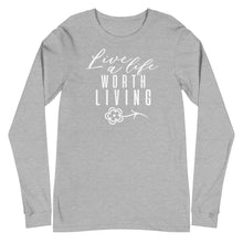 Load image into Gallery viewer, Live A Life - flower - Long Sleeve
