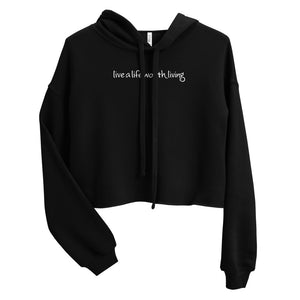 Crop Live Hoodie