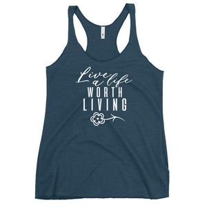 LIVE A LIFE WOMEN'S RACERBACK TANK