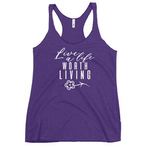 LIVE A LIFE WOMEN'S RACERBACK TANK