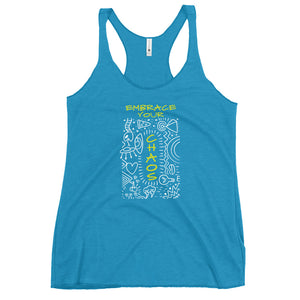 EMBRACE YOUR CHAOS WOMEN'S RACERBACK TANK